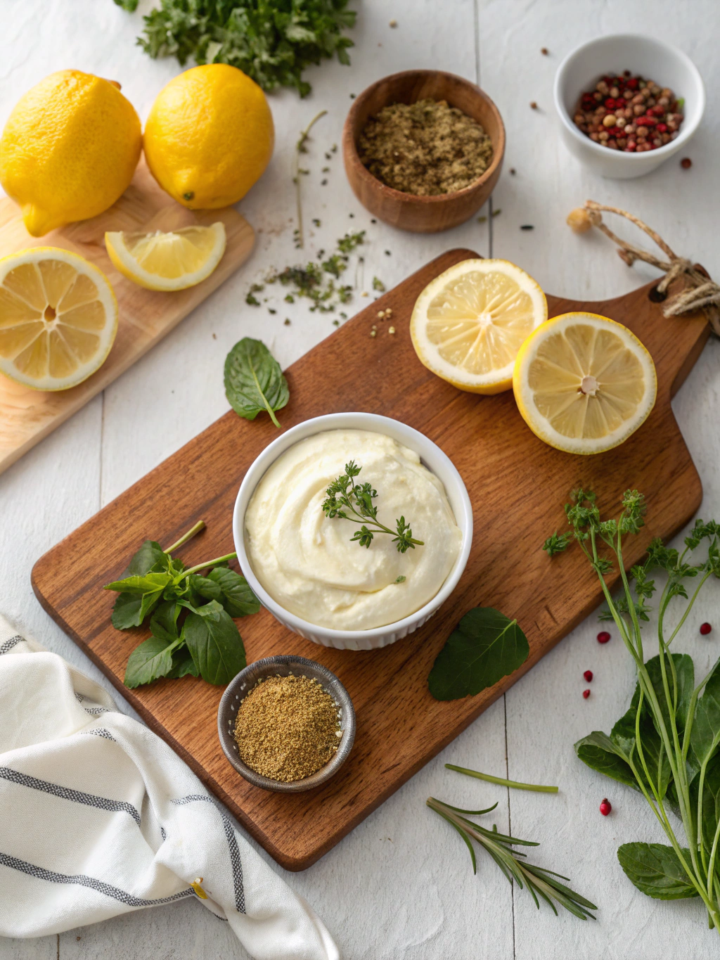 Creamy Lemon Fruit Dip ingredients