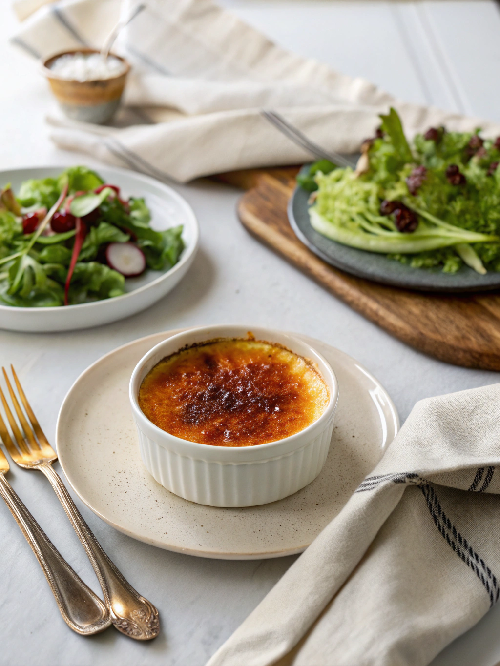 Crème Brûlée Recipe serving suggestion