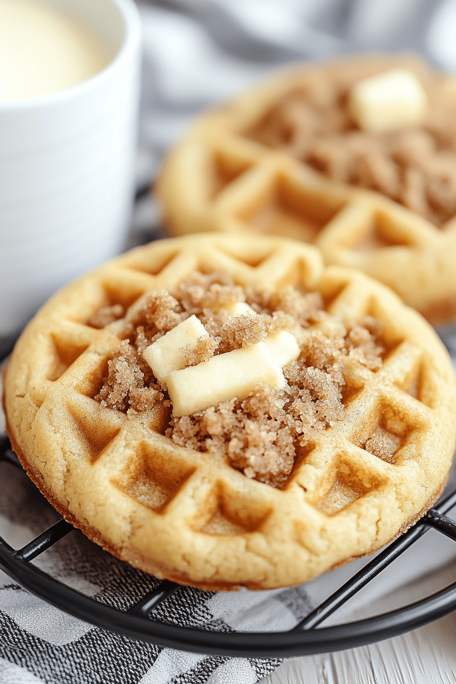 Crumbl Waffle Cookie Recipe Final Dish Presentation