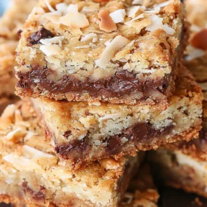 "7 Secrets to Baking Perfect Dark Chocolate Coconut Blondies Every Time" 2 Dark Chocolate Coconut Blondies