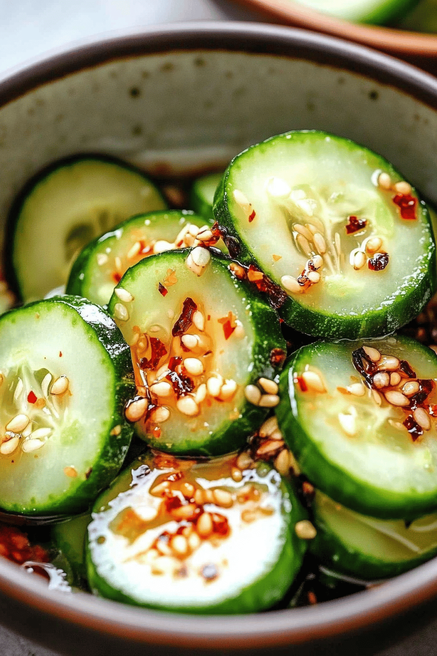 Din Tai Fung Cucumber Recipe Final Dish Presentation