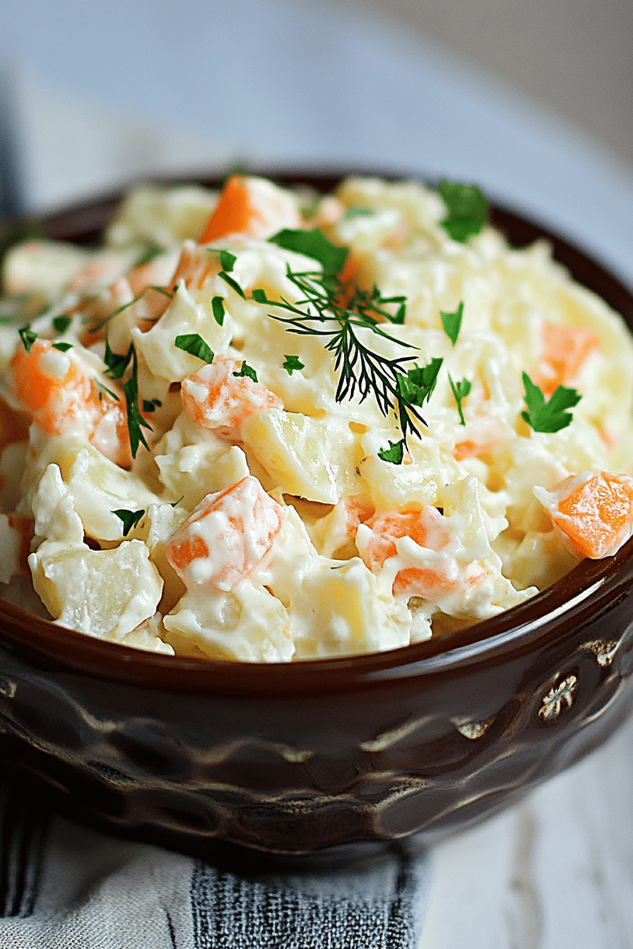 Dominican Potato Salad Recipe ingredients