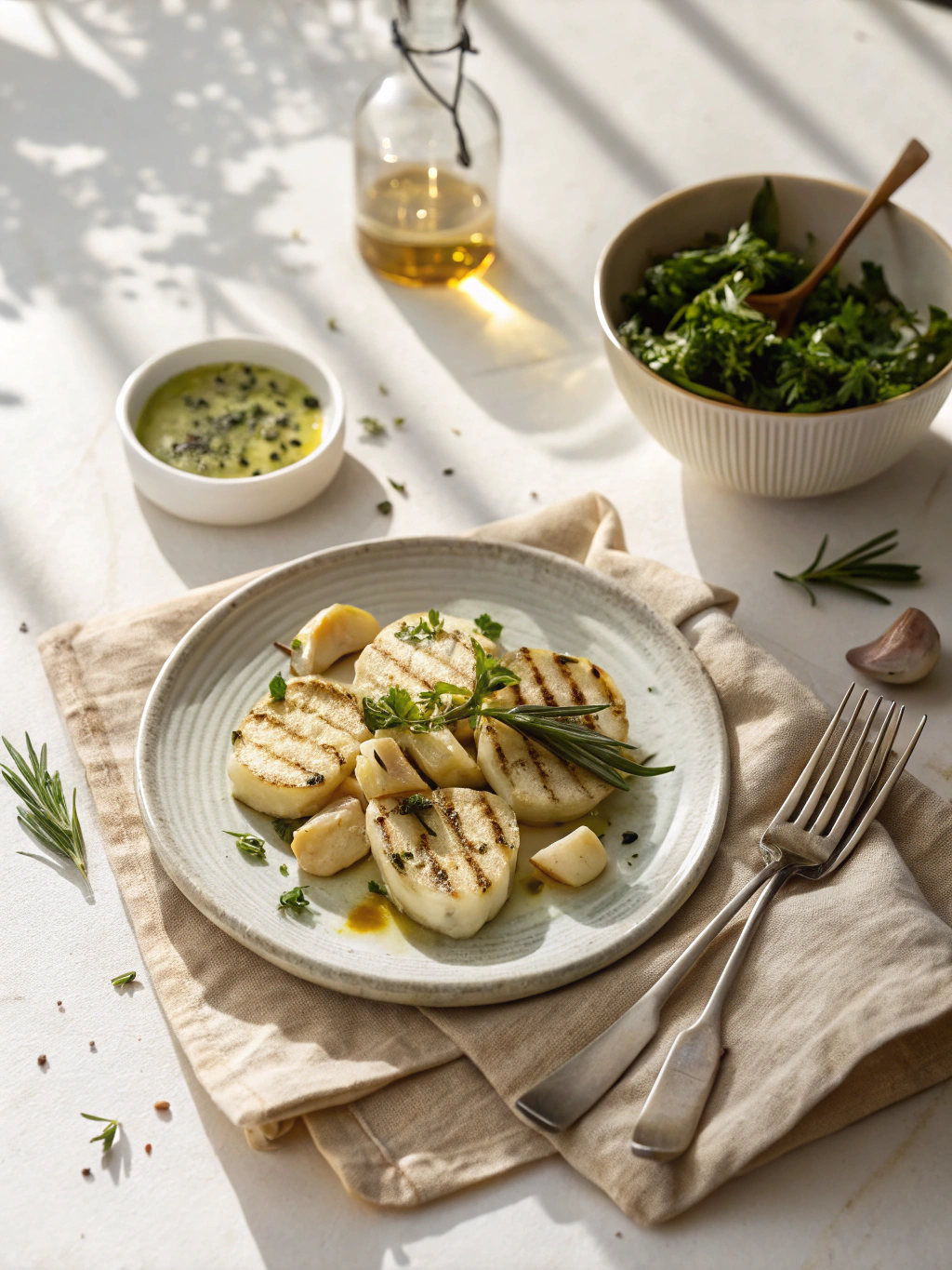 Garlic Herb Marinade serving suggestion