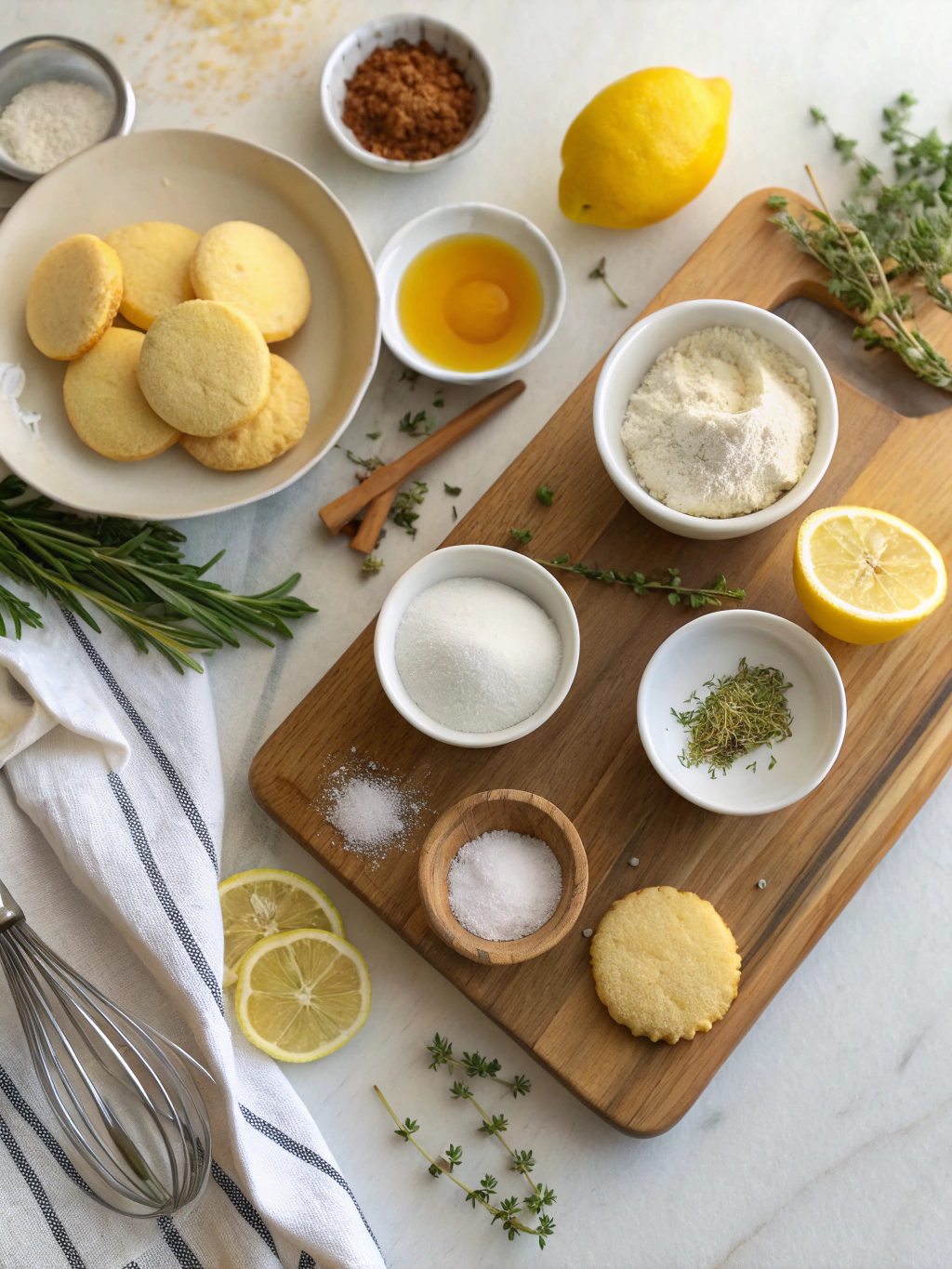 Glazed Lemon Cookies ingredients