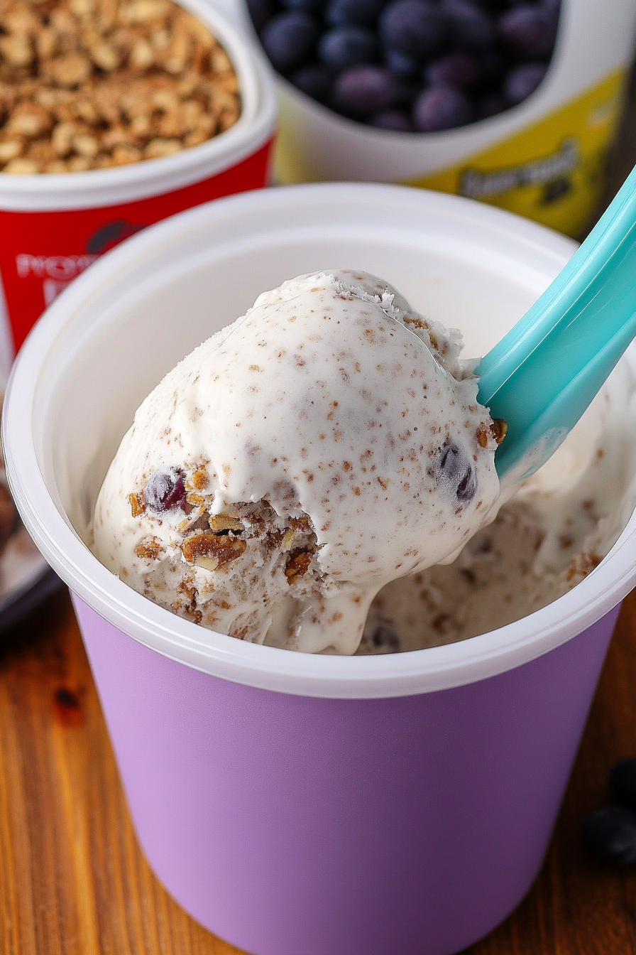 Grape-Nut Ice Cream Recipe Final Dish Presentation