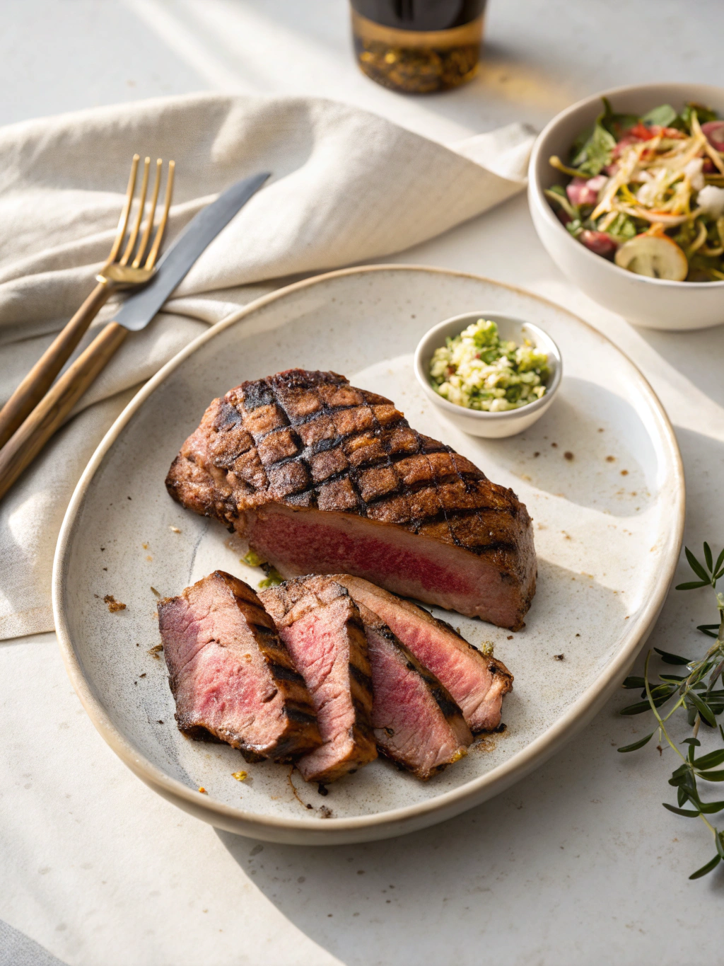 Grill Tri-Tip serving suggestion