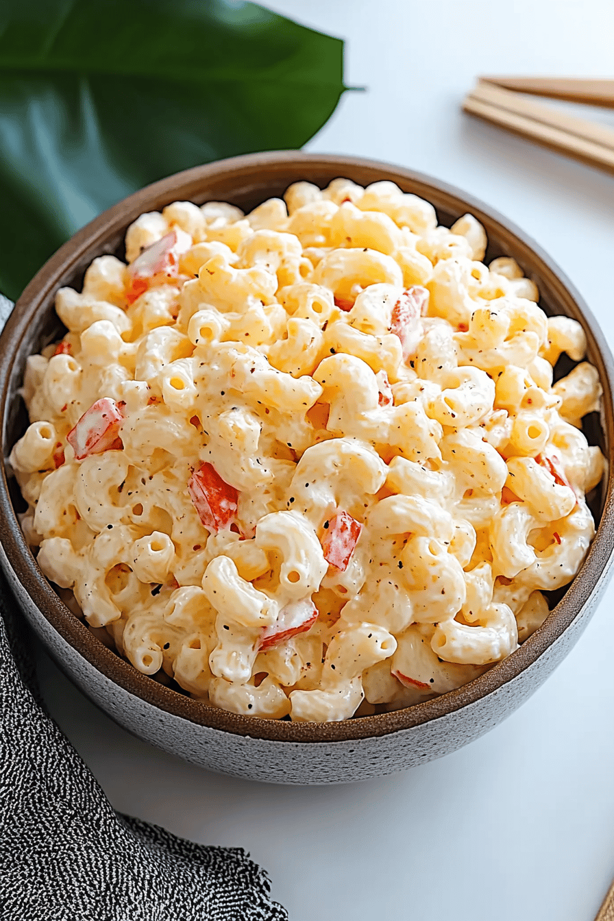 Hawaiian Macaroni Salad Recipe ingredients