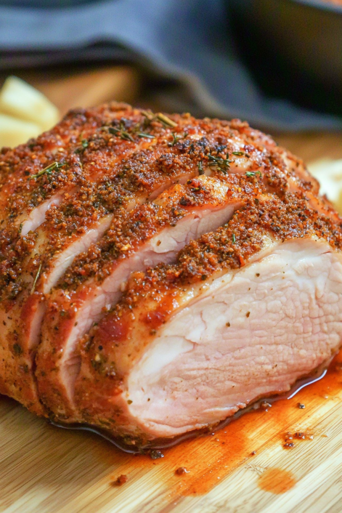 Herb Rubbed Sirloin Pork Roast