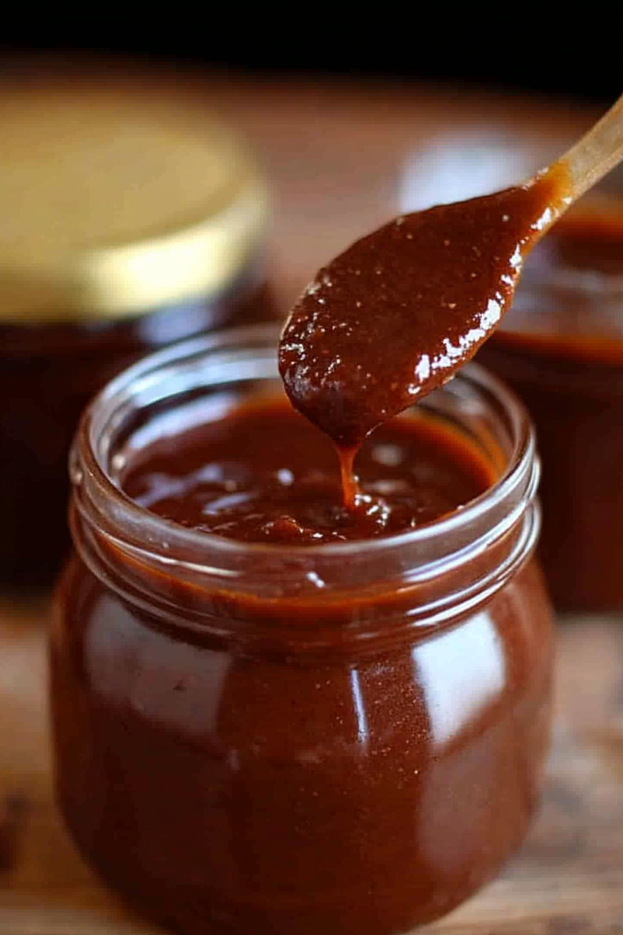 Homemade Barbecue Sauce Final Dish Presentation