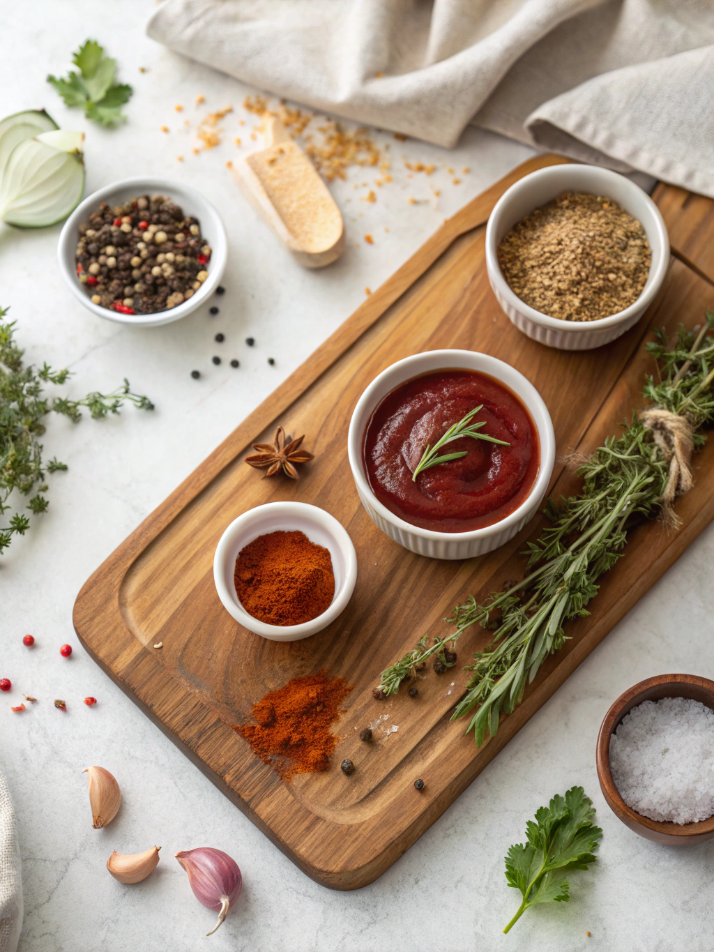 Homemade Barbecue Sauce ingredients