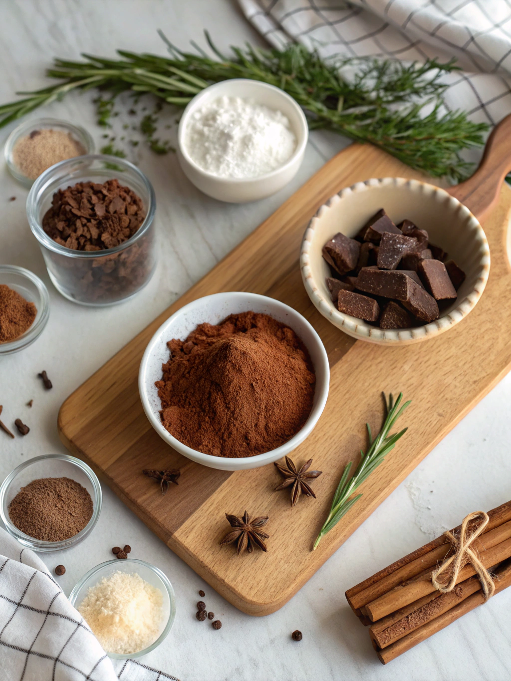 Homemade Hot Chocolate ingredients