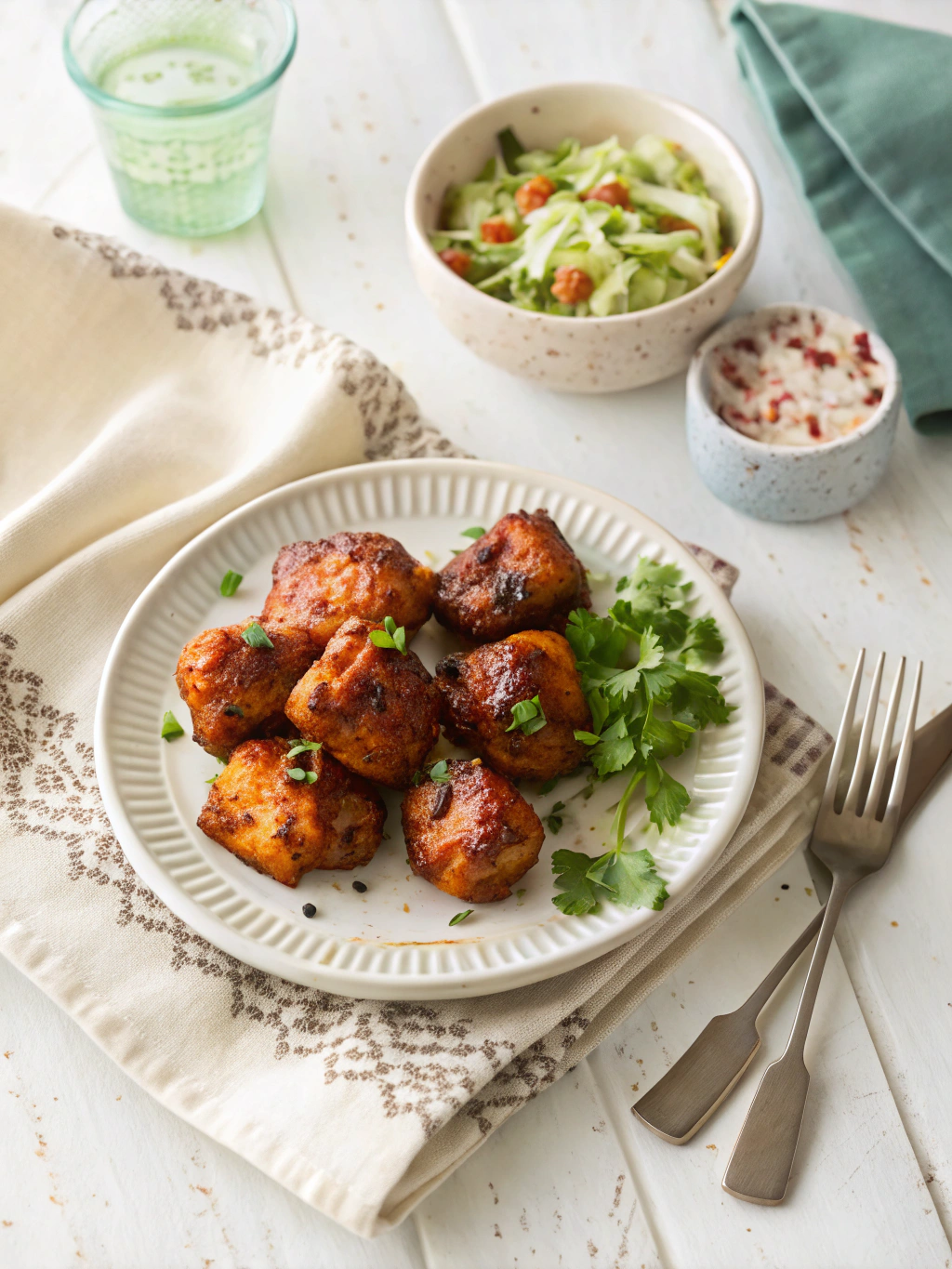 Huli Huli Chicken Bites serving suggestion