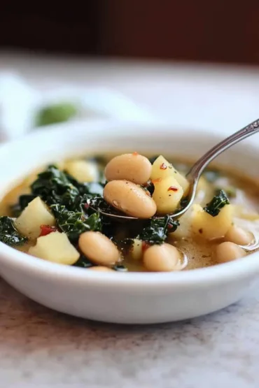 Italian White Bean Kale Soup
