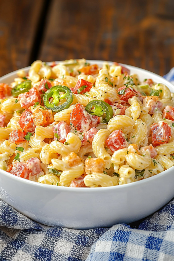 Jalapeno BLT Pasta Salad