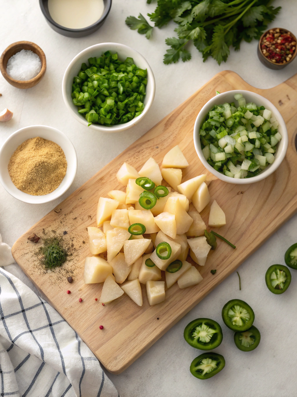 Jalapeno Potato Salad ingredients