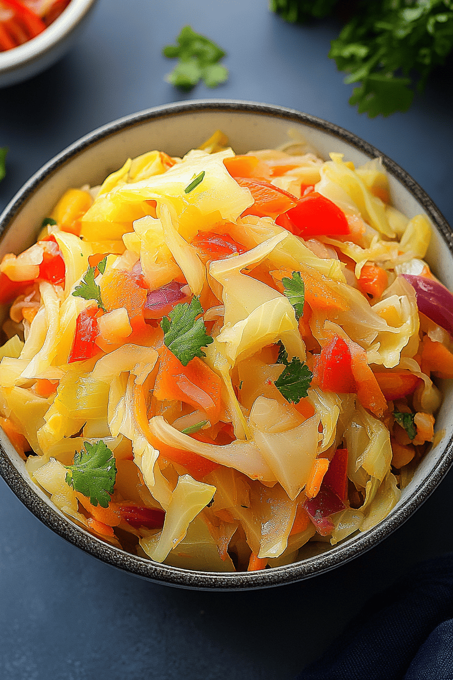Jamaican Cabbage Recipe ingredients
