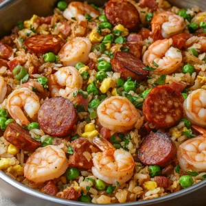 "How to Make the Best Kielbasa Shrimp Fried Rice in 7 Simple Steps!" 2 Kielbasa Shrimp Fried Rice