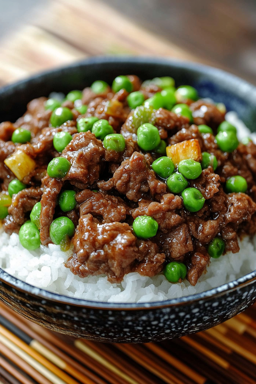 Korean Beef Recipe Final Dish Presentation