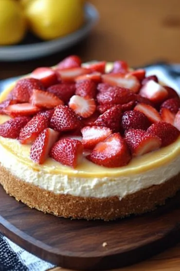 Layered Lemon Cheesecake