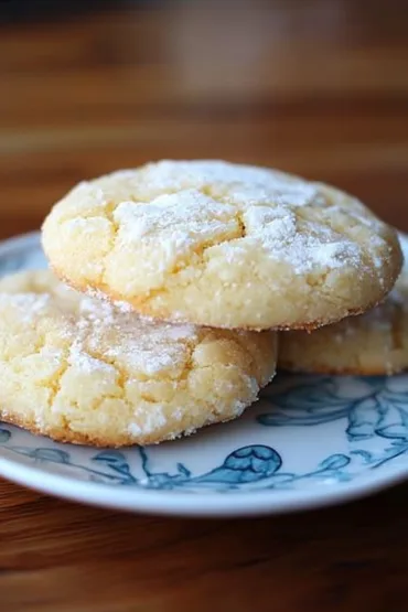 Lemon Crinkle Cookies