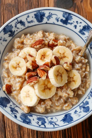 Maple Banana Nut Oatmeal