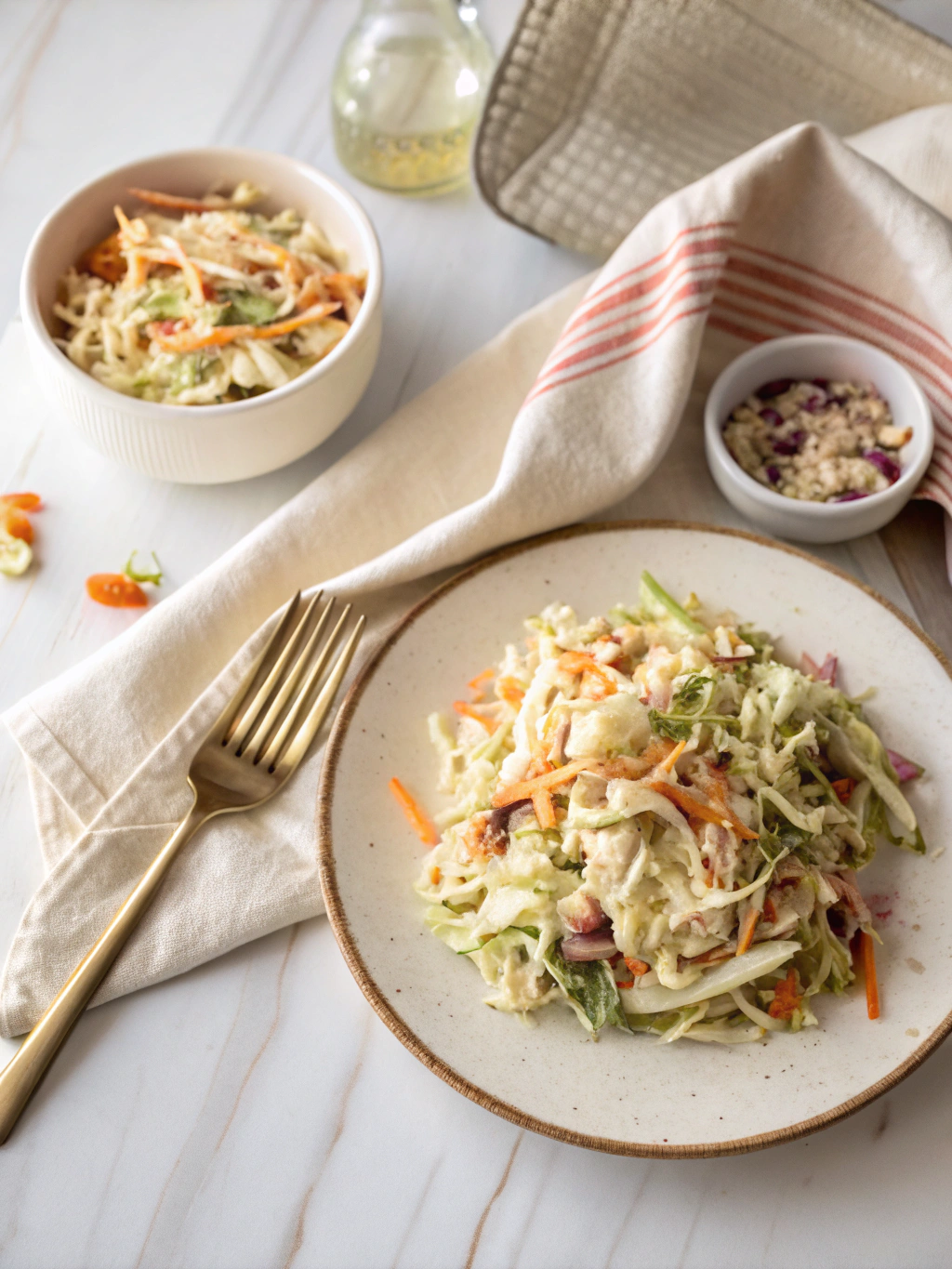 Memphis-Style Coleslaw serving suggestion