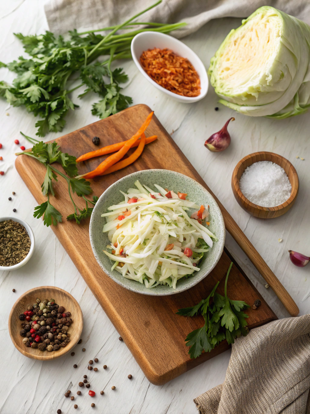 Memphis-Style Coleslaw ingredients
