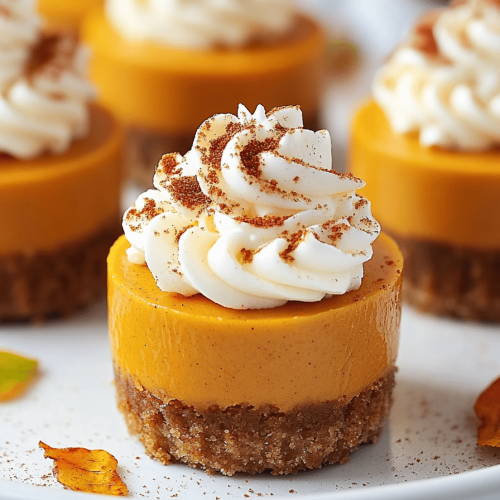 Mini Pumpkin Cheesecakes