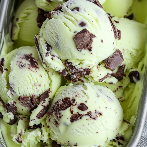 Mint Chocolate Chip Ice Cream