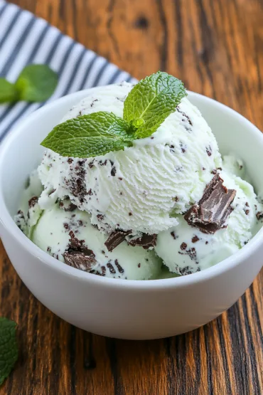 Mint Ice Cream Delight