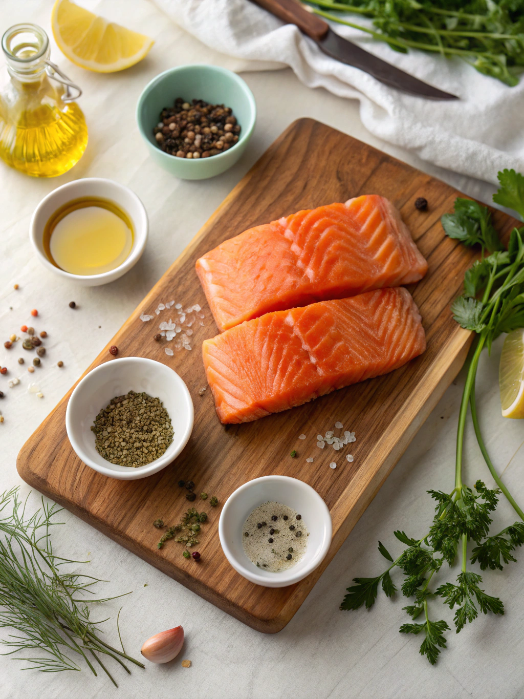 Mojo Marinated Salmon ingredients