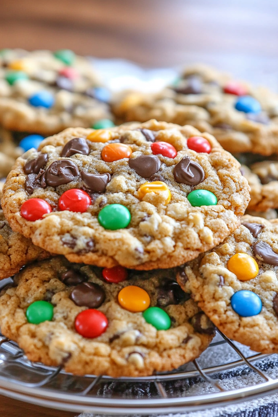 Monster Cookies Recipe Final Dish Presentation