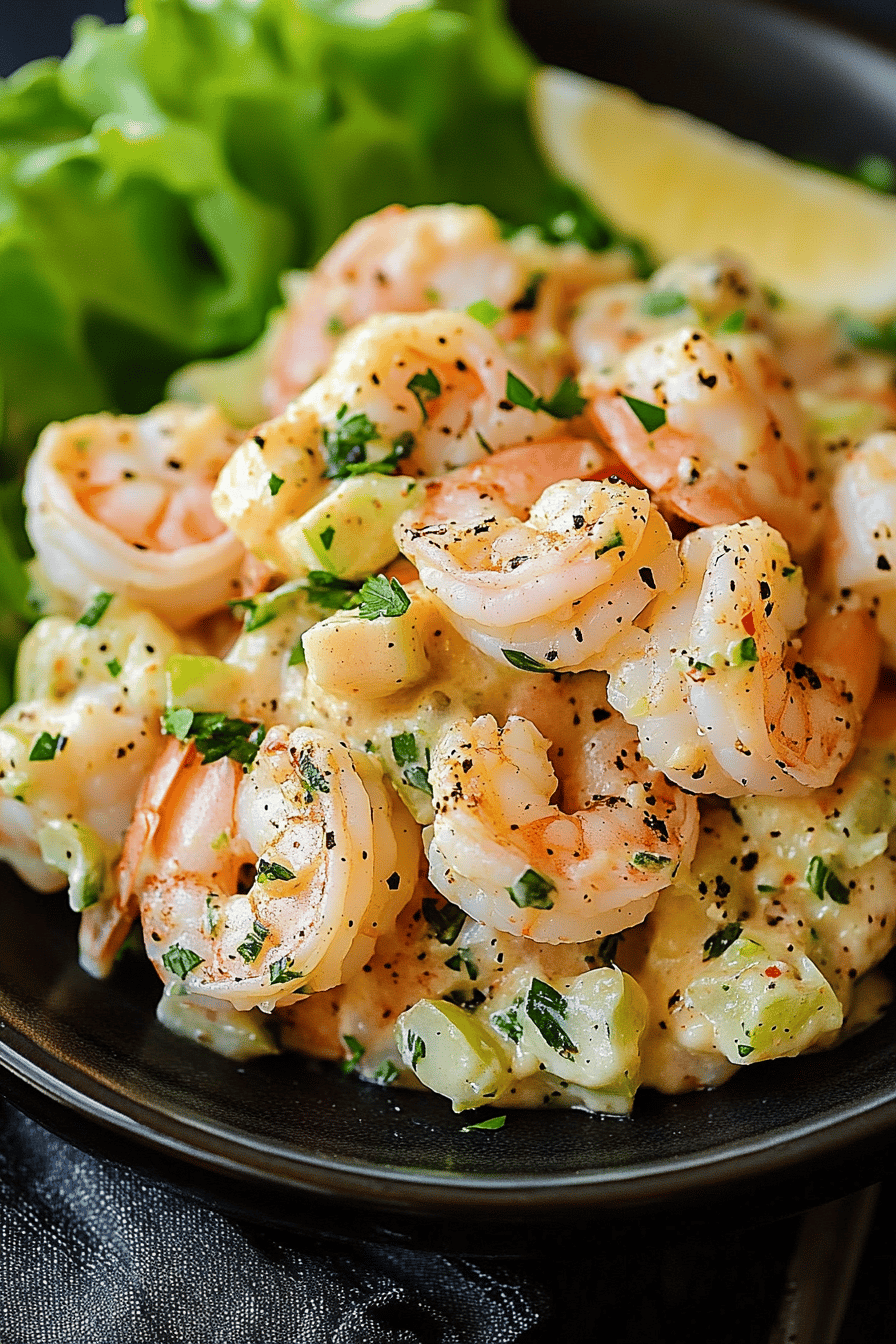 Old Bay Shrimp Salad ingredients