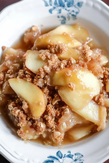 Old-Fashioned Apple Crisp Recipe