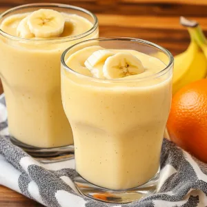 Simple Orange Banana Smoothie Recipe: 5 Reasons You'll Love It! 4 Orange Banana Smoothie Recipe