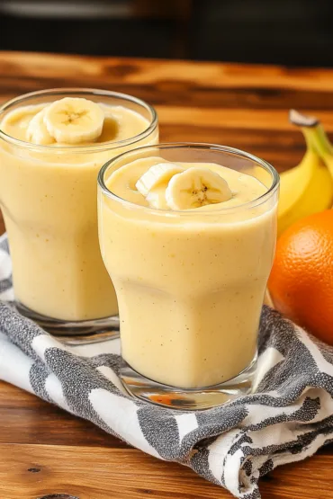 Orange Banana Smoothie Recipe