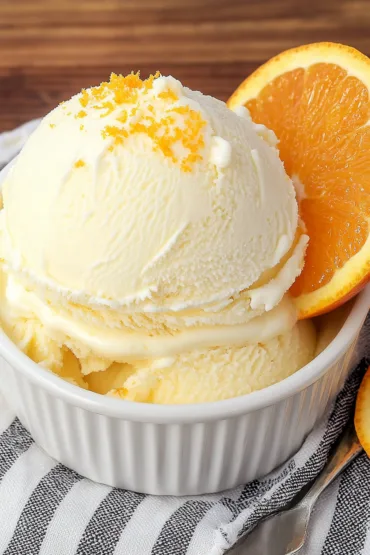 Orange Ice Cream Recipe