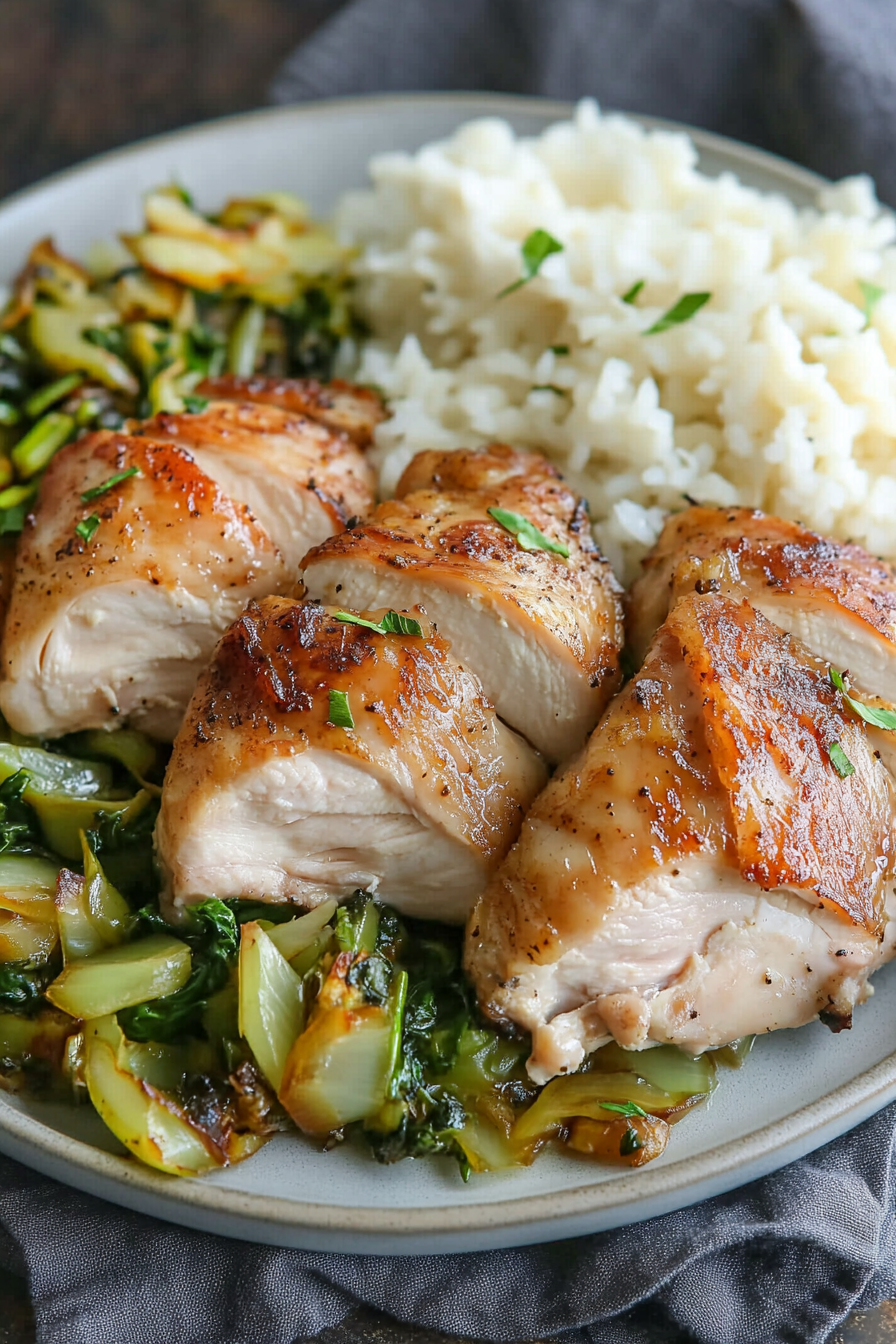 Oven-Baked Chicken Thighs