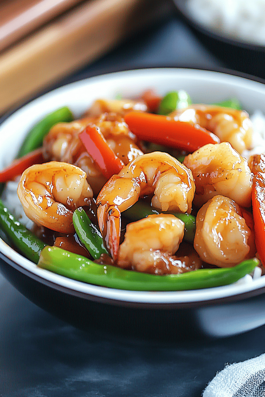 Panda Express Sizzling Shrimp Recipe Final Dish Presentation
