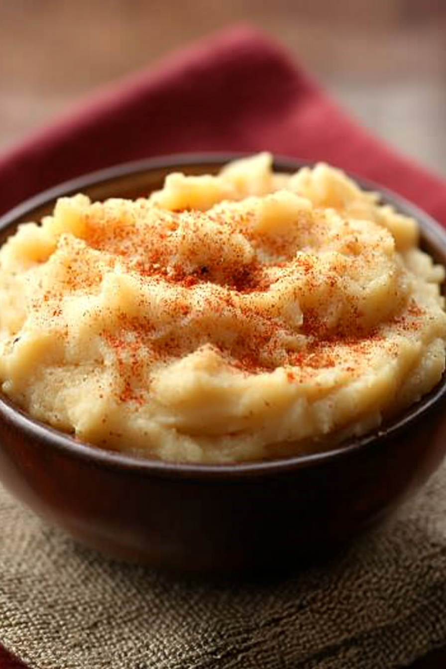 Paprika Mashed Potatoes Final Dish Presentation