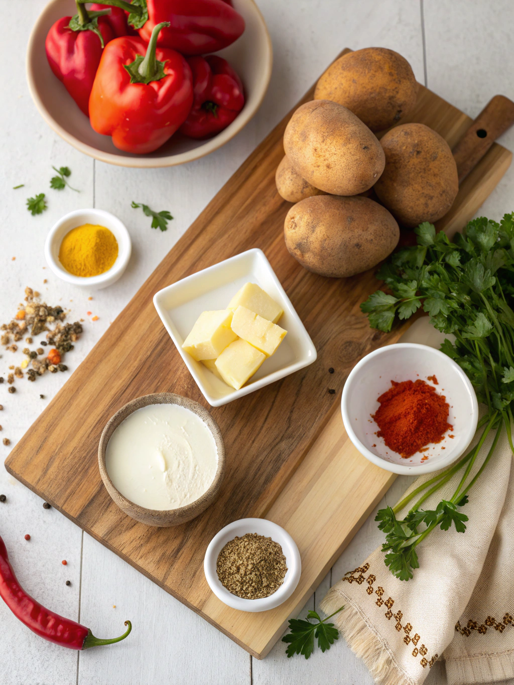 Paprika Mashed Potatoes ingredients