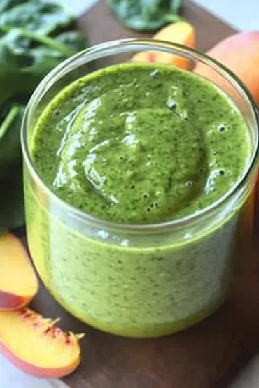 Peach Spinach Smoothie Recipe