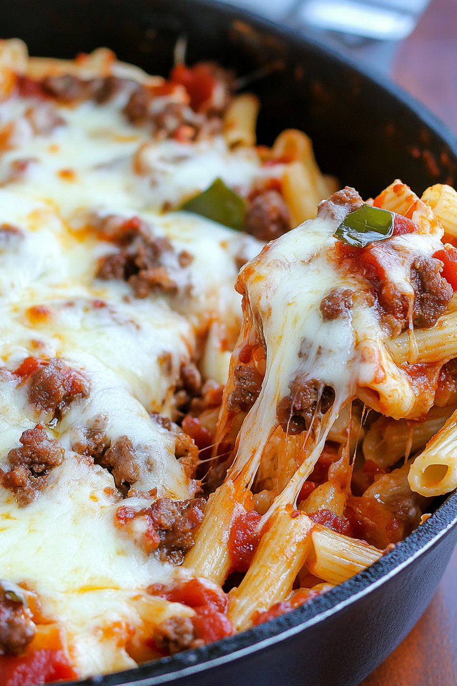 Pizza Pasta Recipe Final Dish Presentation