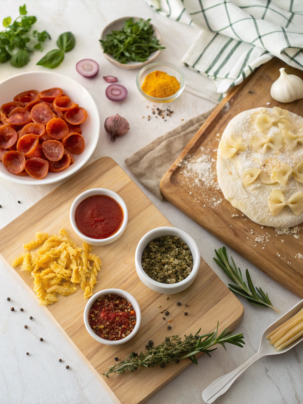 Pizza Pasta Recipe ingredients
