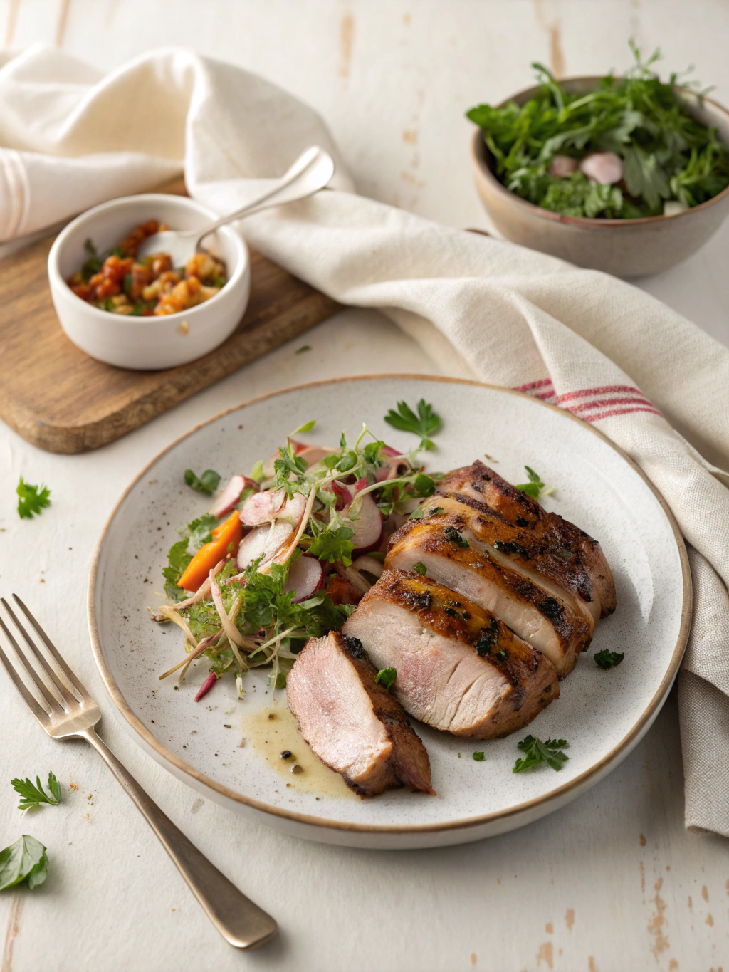 Pork Cooking Temp serving suggestion