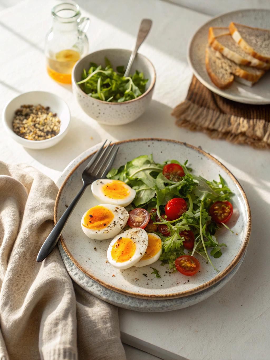 Power Eggs serving suggestion