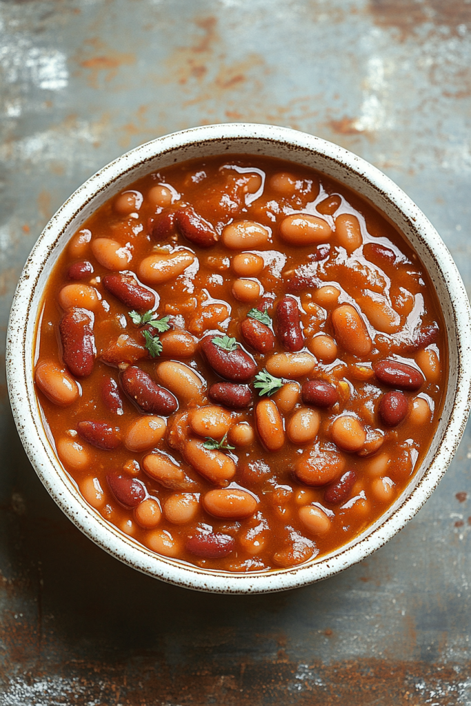 Slow Cooker Baked Beans Recipe
