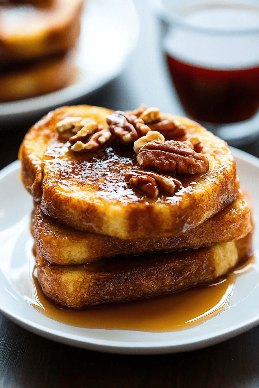 Slow Cooker French Toast Final Dish Presentation