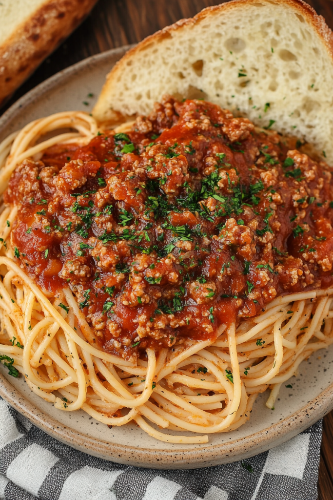 Spaghetti Meat Sauce Recipe