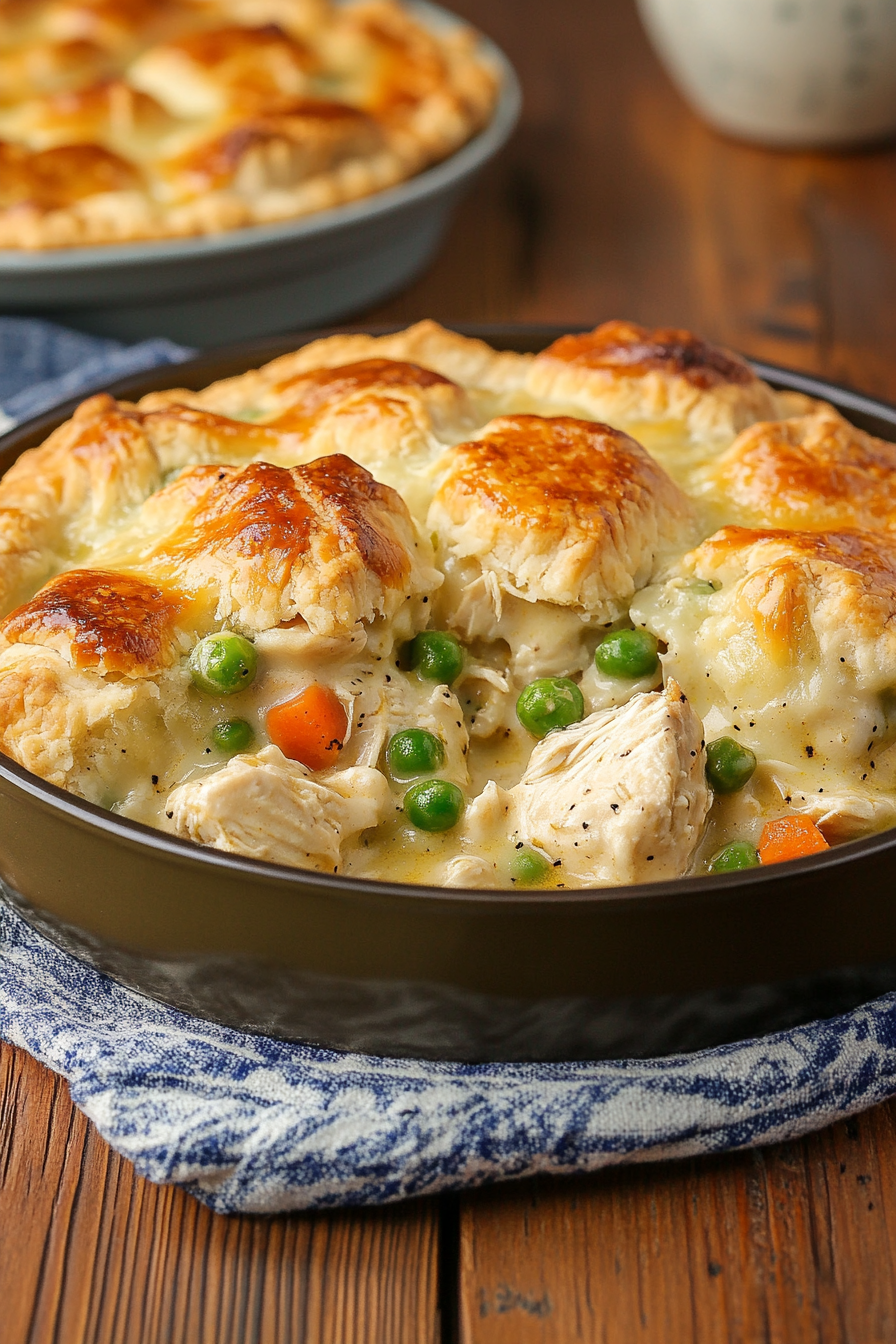 Spicy Chicken Pot Pie Final Dish Presentation